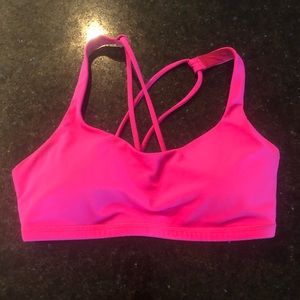 Lululemon Pink Sports Bra Size 4 (XS)